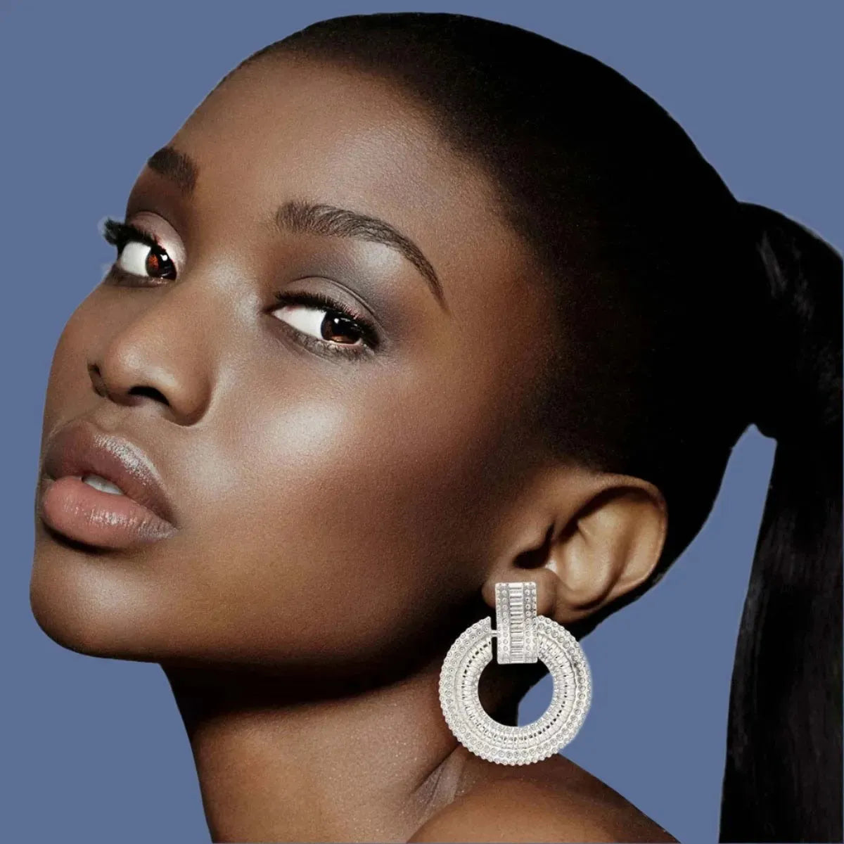 Fashion Jewelry Alert: Silver Knocker Hoop Earrings