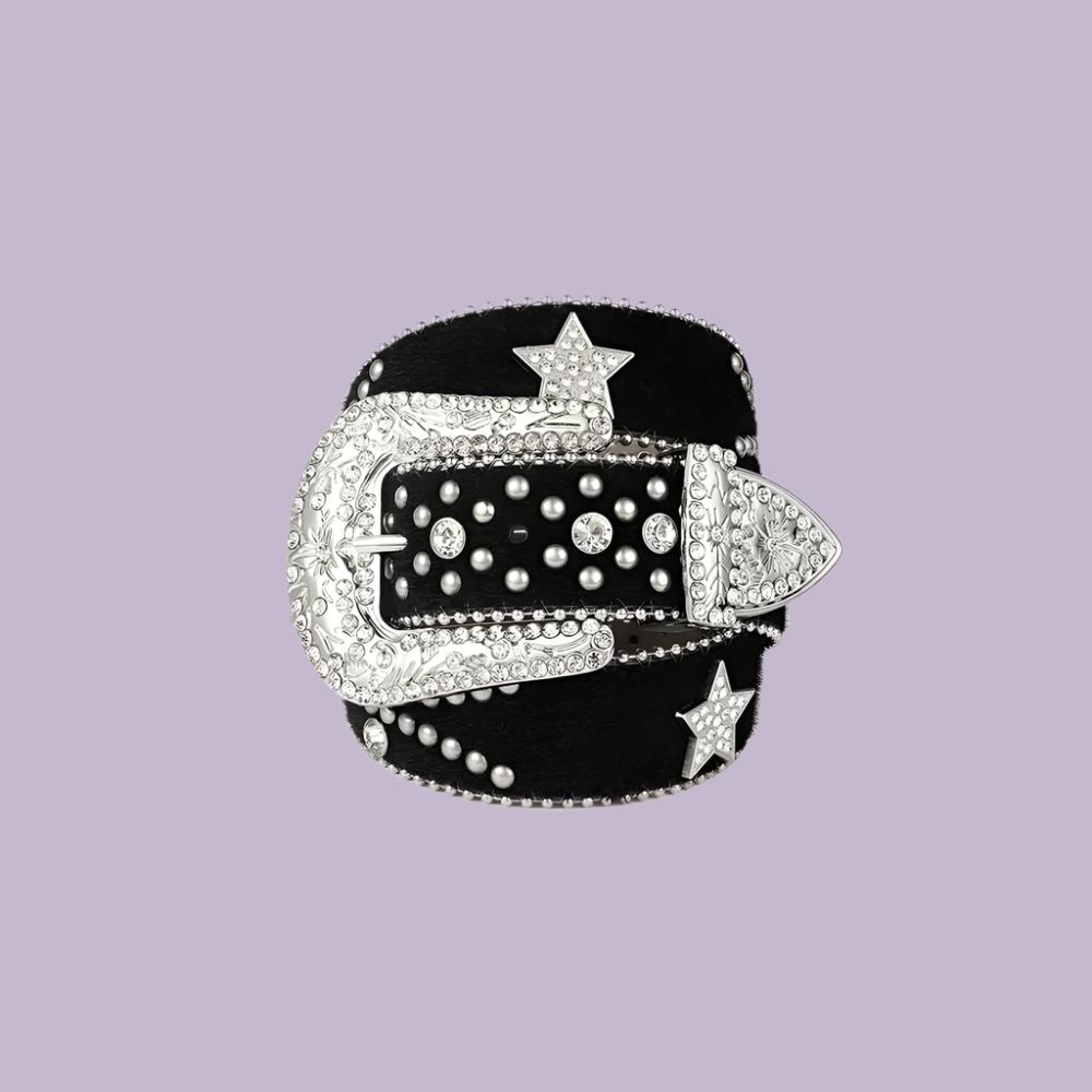 Inlaid Rhinestone Belt: Sparkle and Style for Every Wardrobe