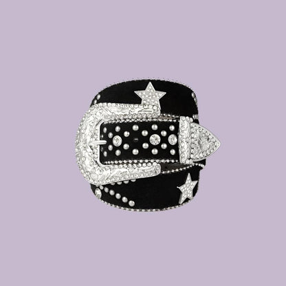 Inlaid Rhinestone Belt: Sparkle and Style for Every Wardrobe