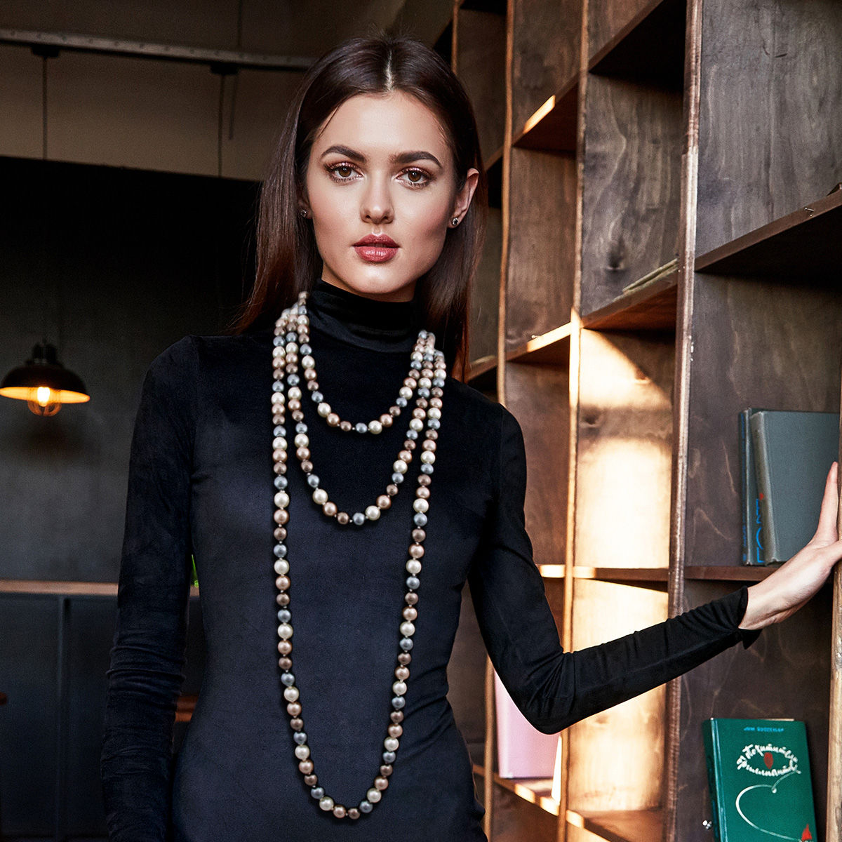 96 Inch Rope Necklace Glass Pearl Pearl Strand