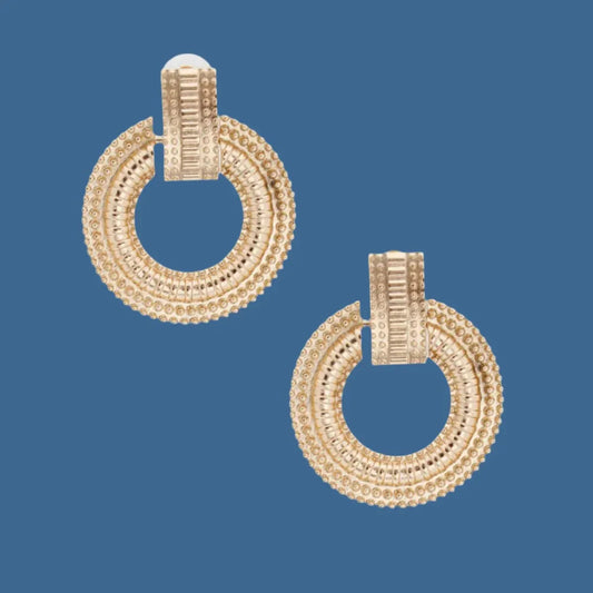 Fashion Jewelry Alert: Gold Knocker Hoop Earrings