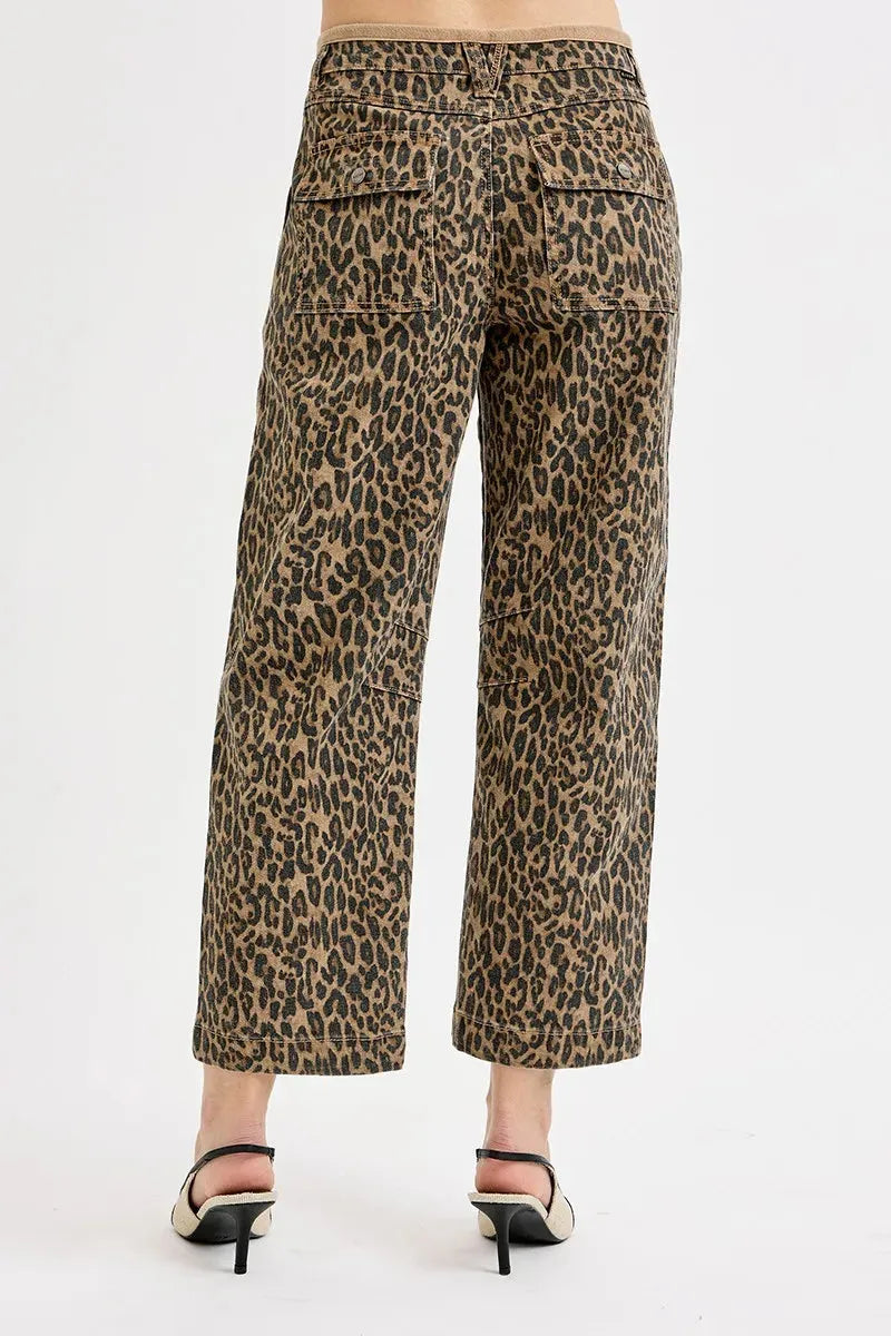RISEN Full Size Mid Rise Crop Relaxed Jeans Plus Size