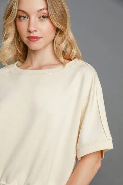 Lightweight Cropped Sweatshirt – Stylish Comfort for Every Season