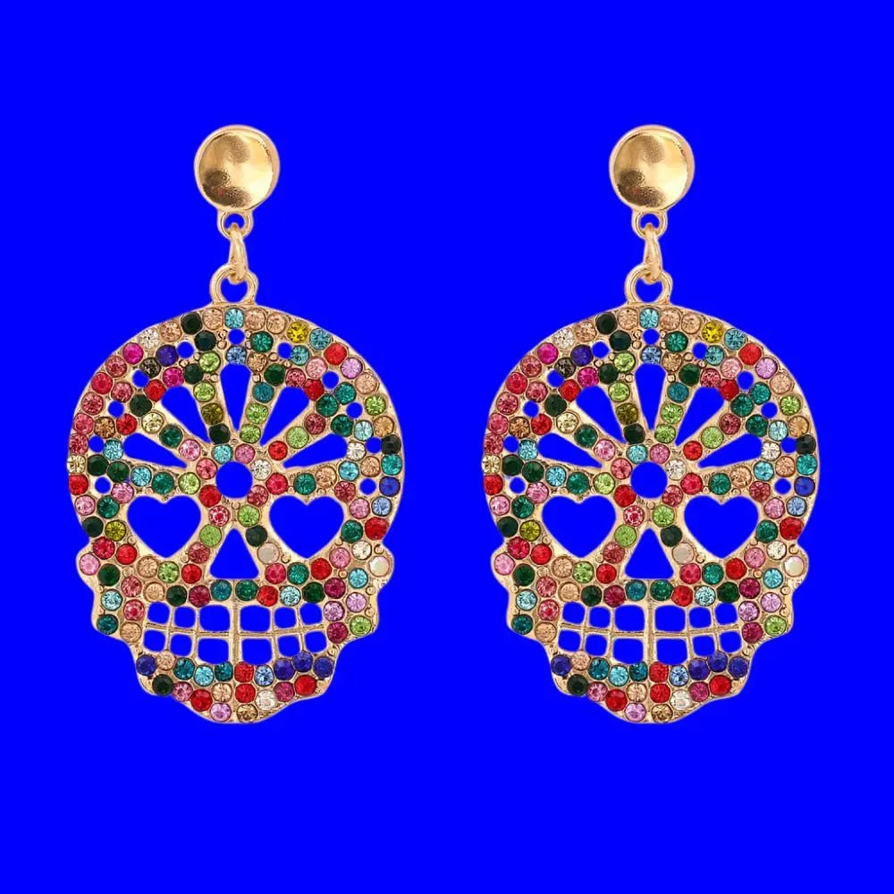 Bling Skull Earrings: Tap Into Your Edgy Fashion Style