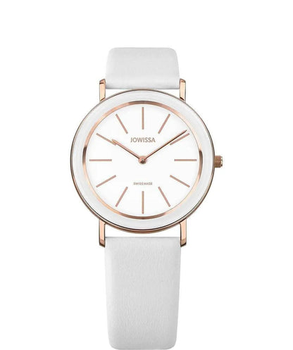 Alto Swiss Ladies Watch Rose White J4.384.L Jewelry Bubble