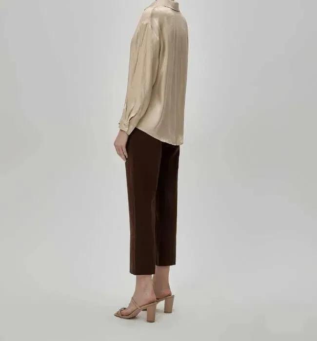 Apricot Long Sleeve Relaxed Fit Shirt