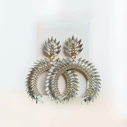 Arch-Shaped Drop Earrings: Sparkles in Every Curve Pinktown