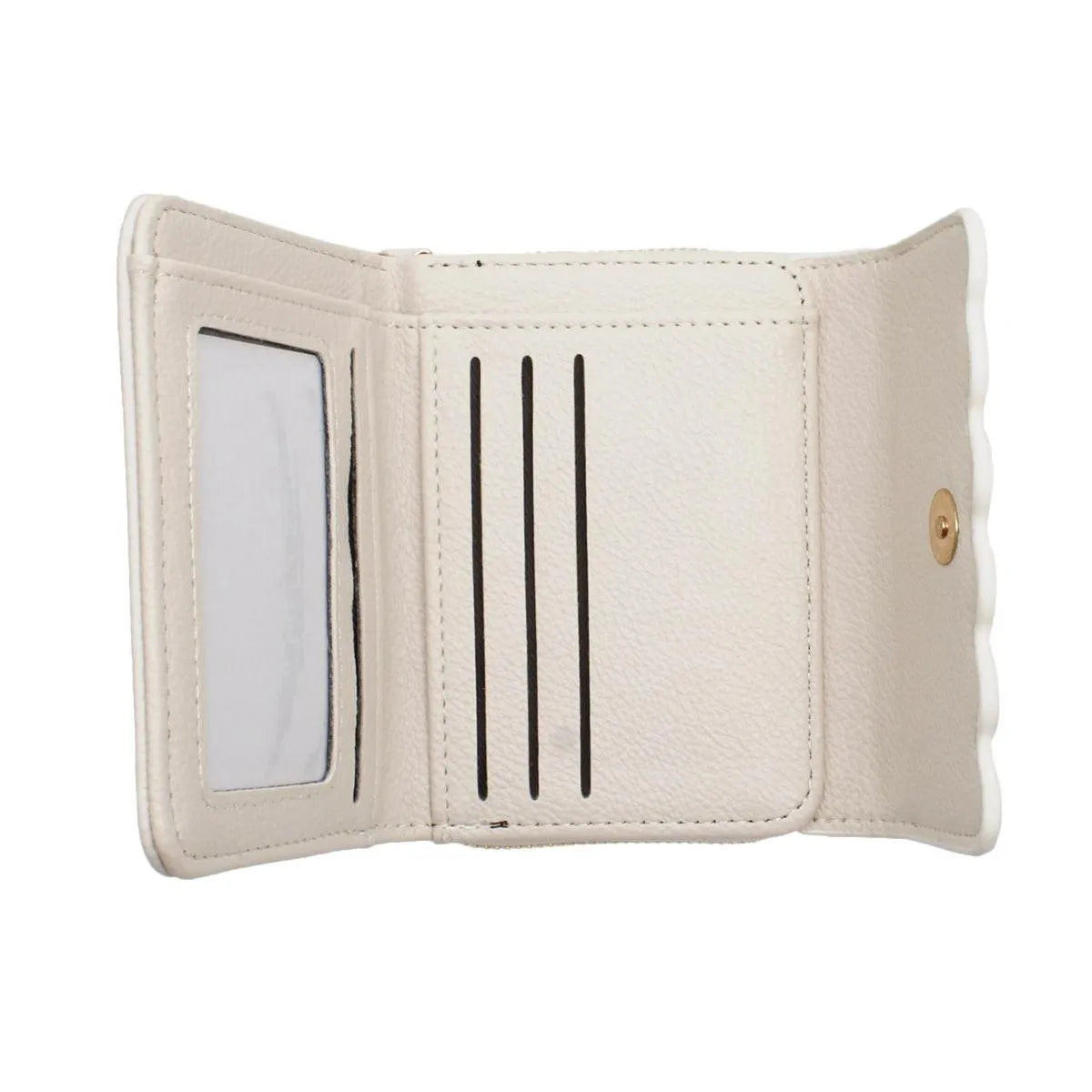 Beige Faux Leather Wallet for Women: Perfect Everyday Essential Jewelry Bubble