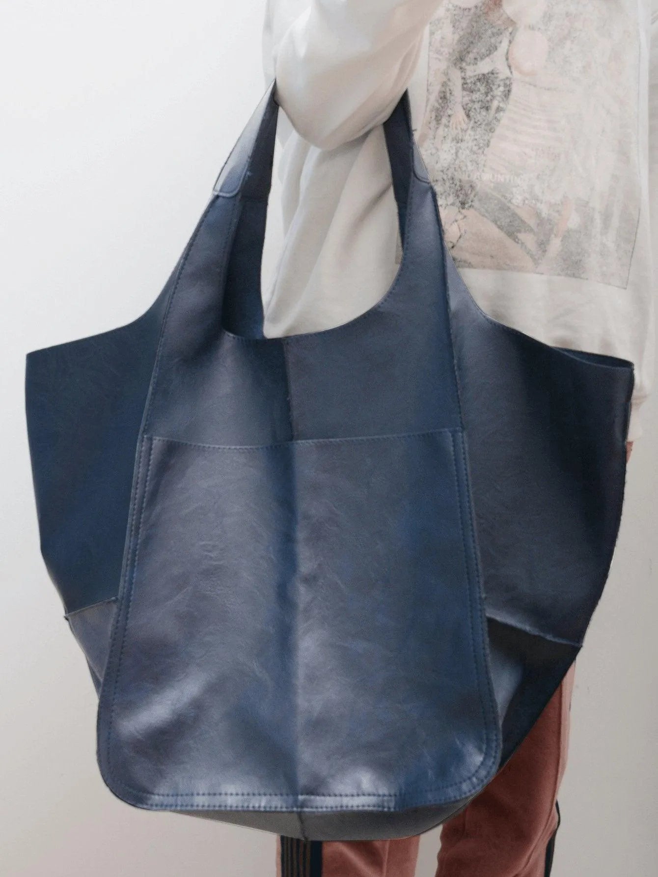 Big Tote Bag One-Shoulder Everyday Jewelry Bubble