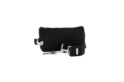 Black Canvas 2-Piece Wristlet Set Jewelry Bubble