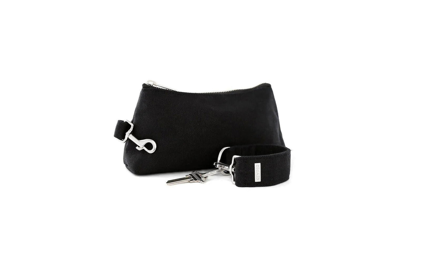 Black Canvas 2-Piece Wristlet Set Jewelry Bubble