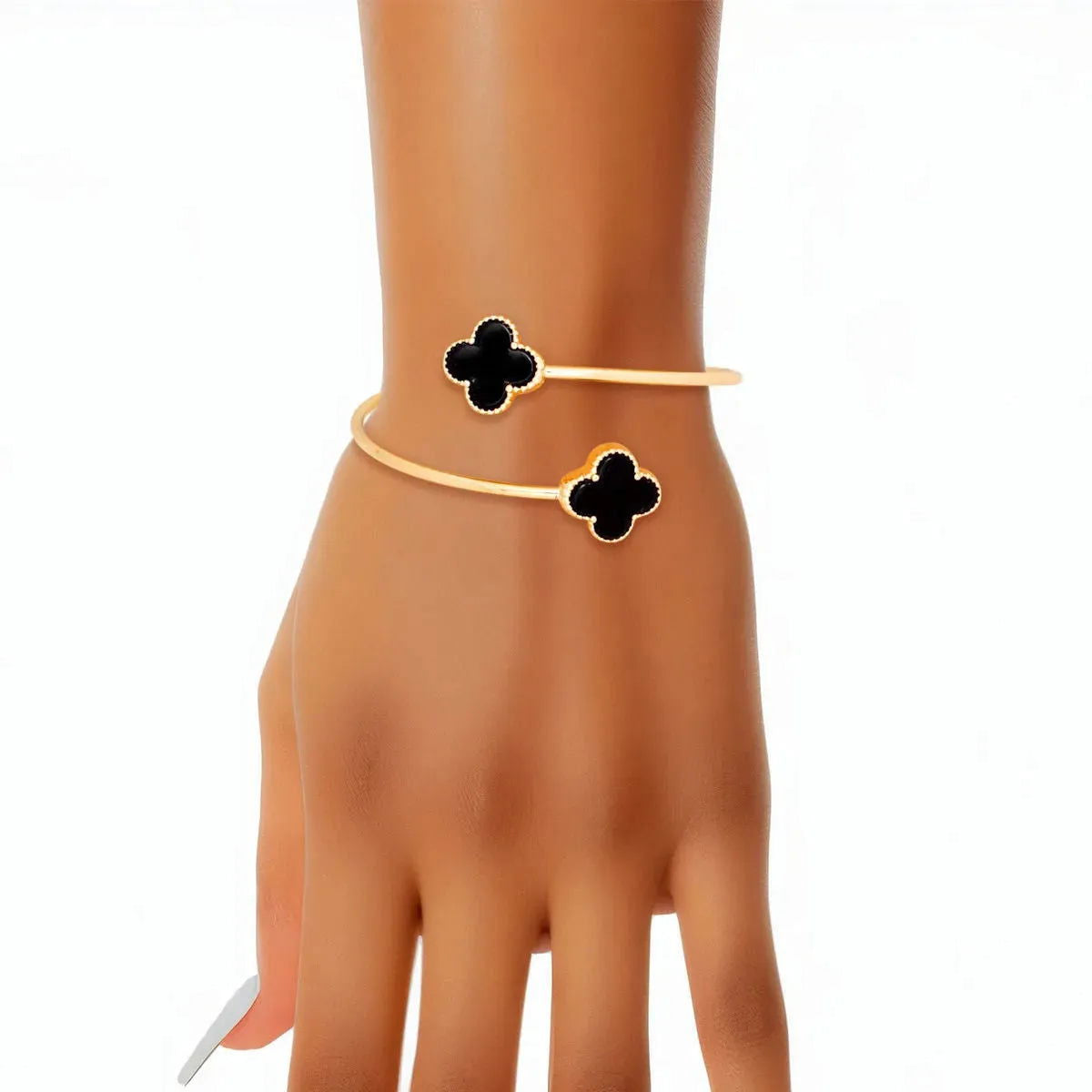 Black Clover Gold Bracelet: Add Flair to Your Fashion Jewelry Jewelry Bubble