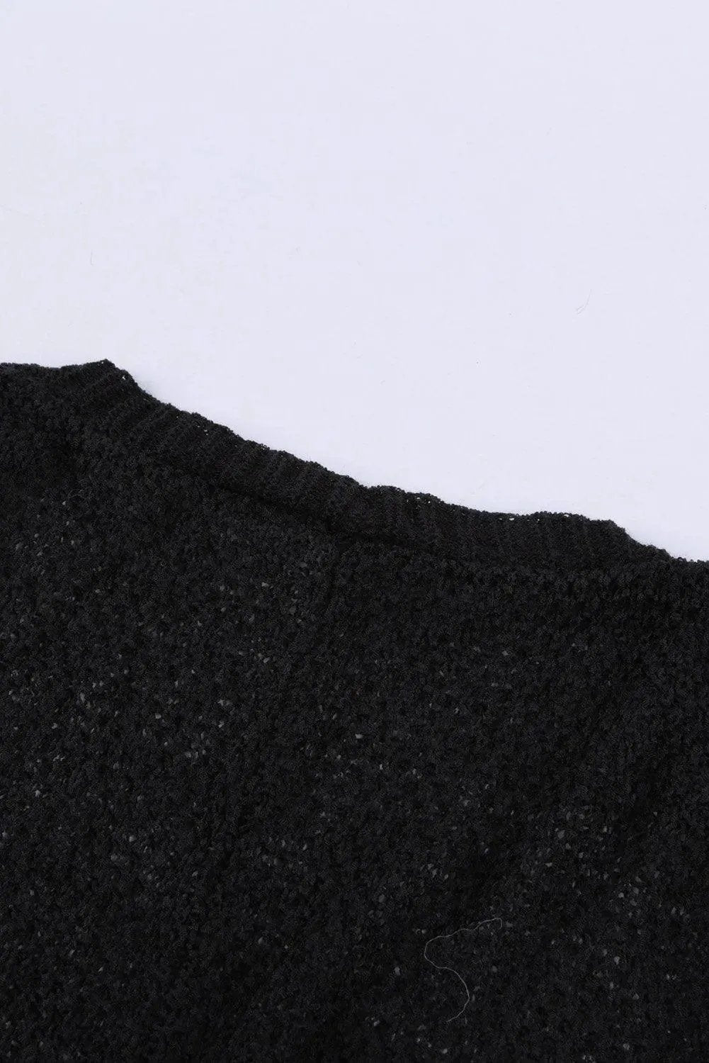 Black Knit Cardigan