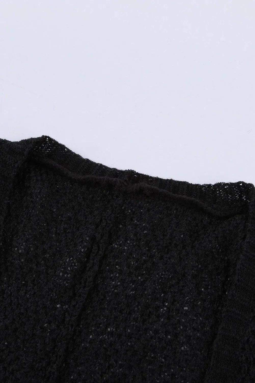 Black Knit Cardigan
