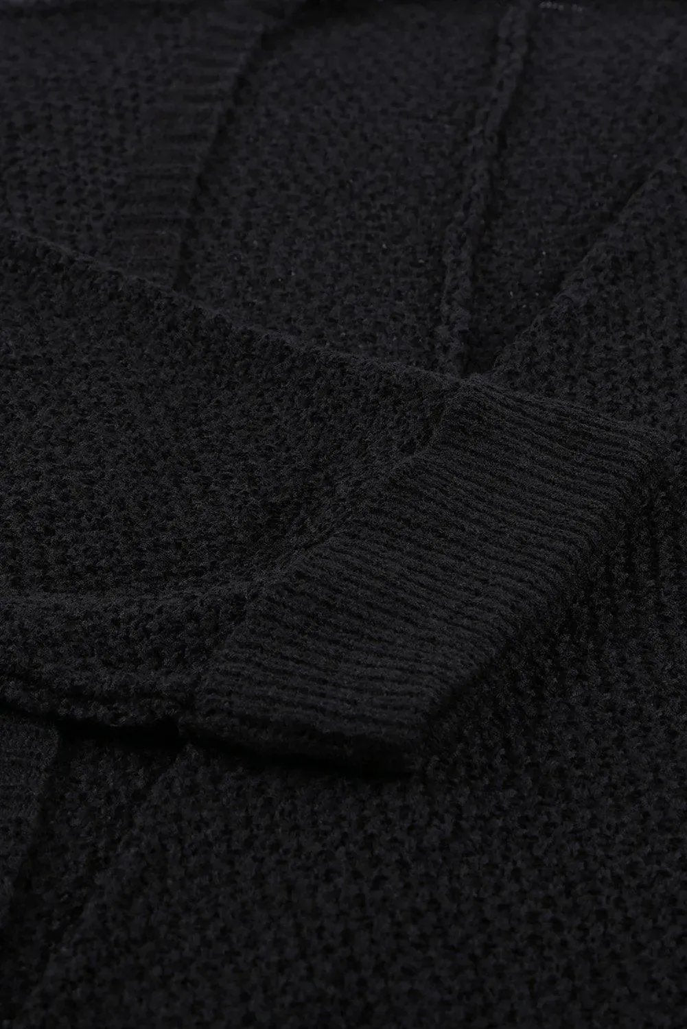 Black Knit Cardigan