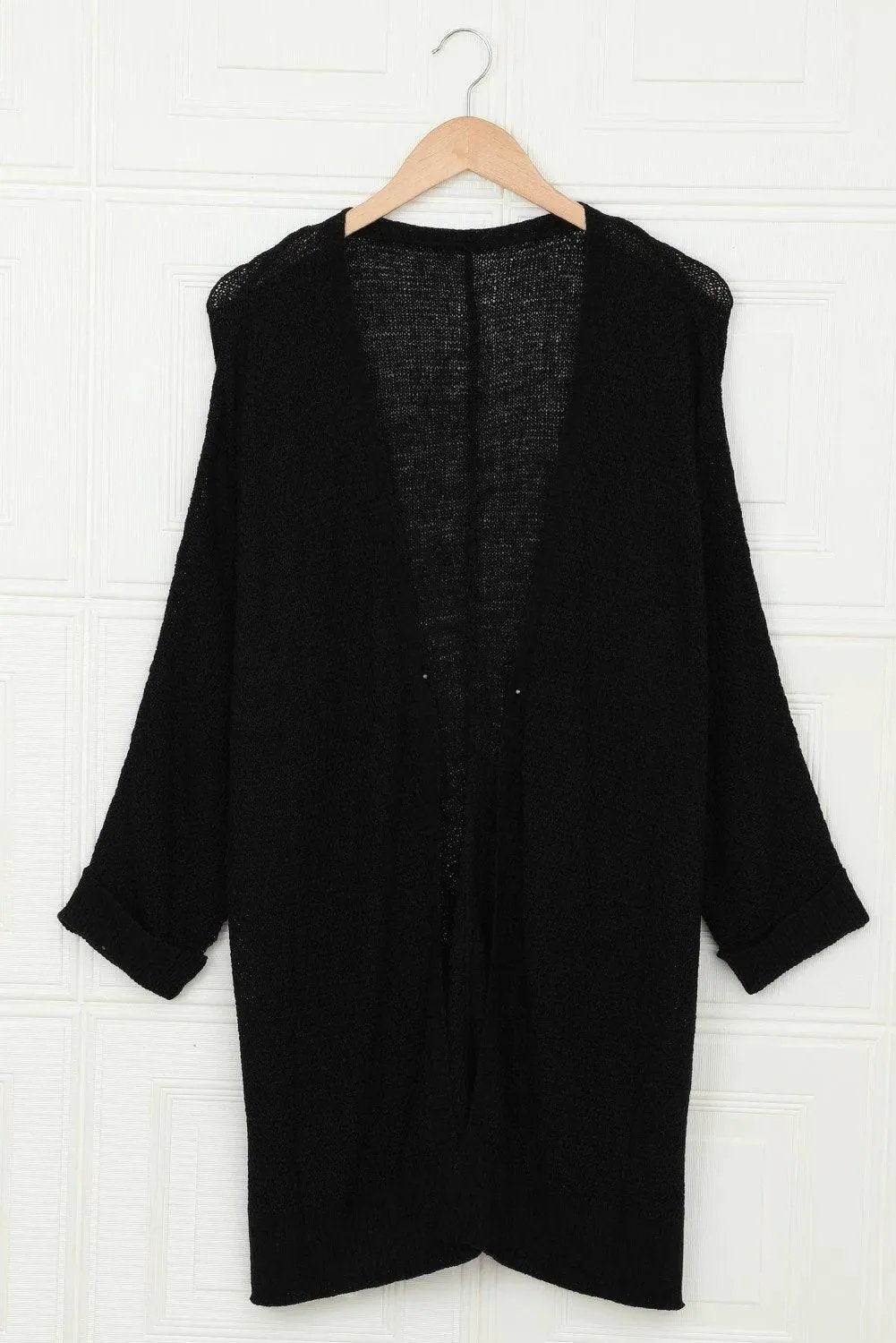 Black Knit Cardigan