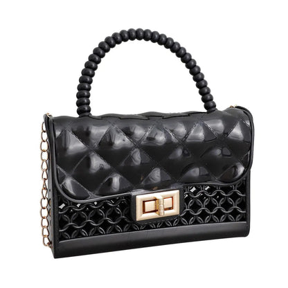 Black and Breezy Mini Crossbody Handbag: Unleash Your Inner Fashionista Jewelry Bubble