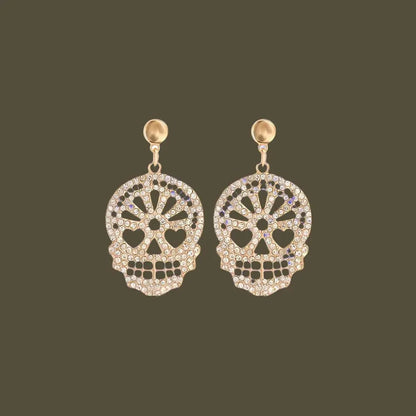 Bling Skull Earrings: Tap Into Your Edgy Fashion Style Jewelry Bubble