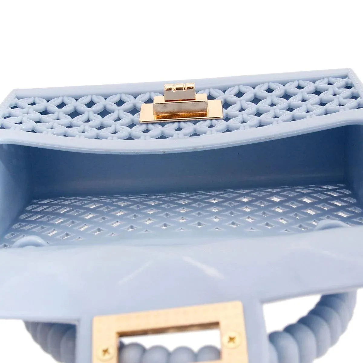 Blue and Breezy Mini Crossbody Handbag: Unleash Your Inner Fashionista Jewelry Bubble