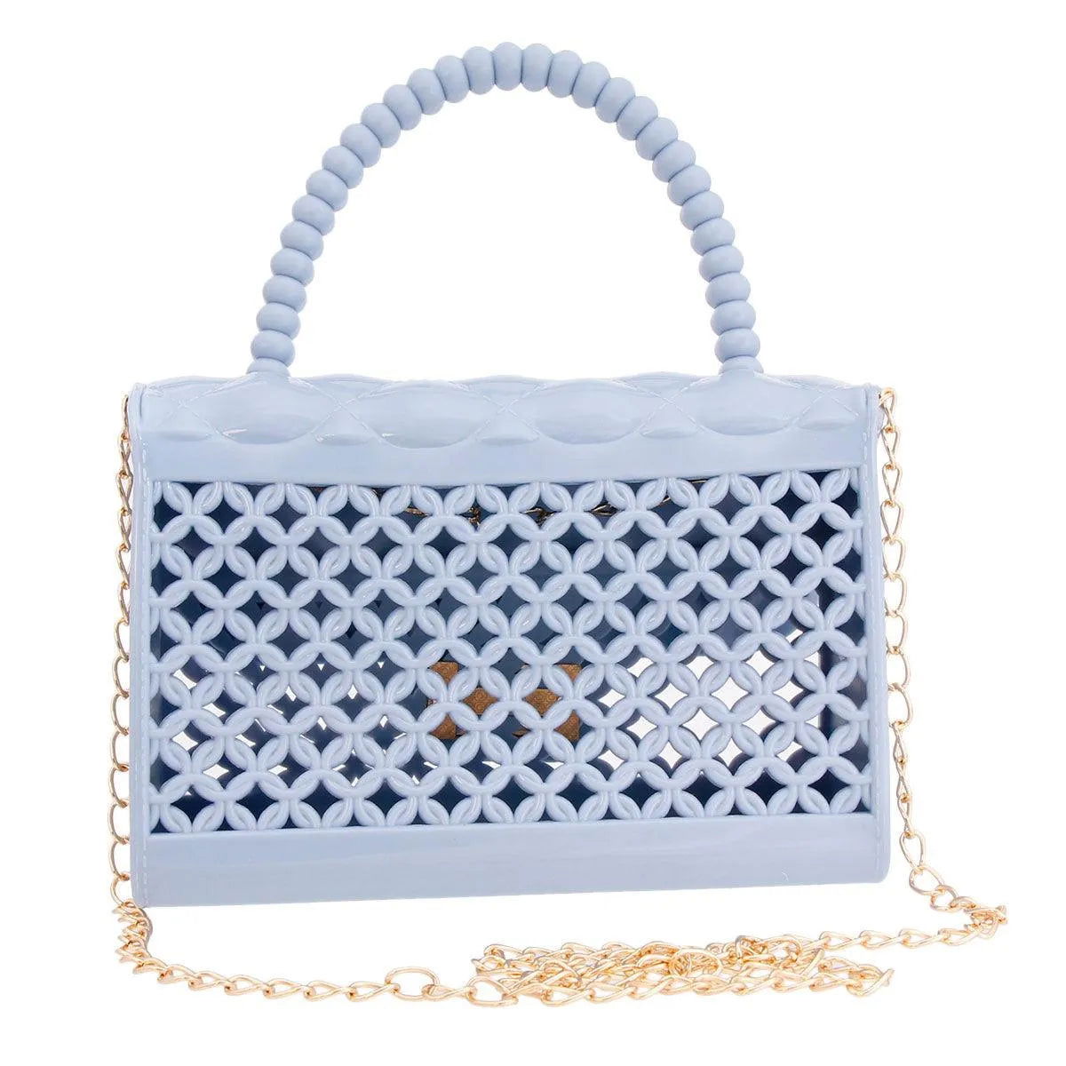 Blue and Breezy Mini Crossbody Handbag: Unleash Your Inner Fashionista Jewelry Bubble