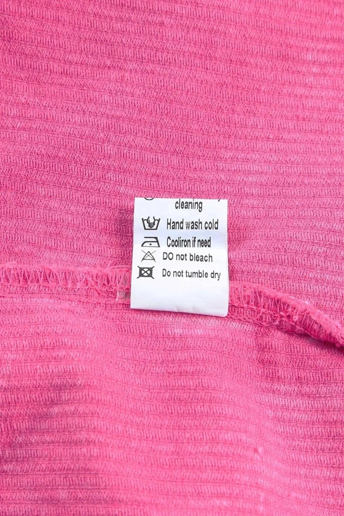 Bright Pink Vintage Style Raw Hem Corduroy Jacket