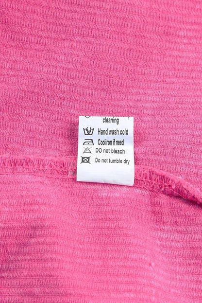 Bright Pink Vintage Style Raw Hem Corduroy Jacket Jewelry Bubble