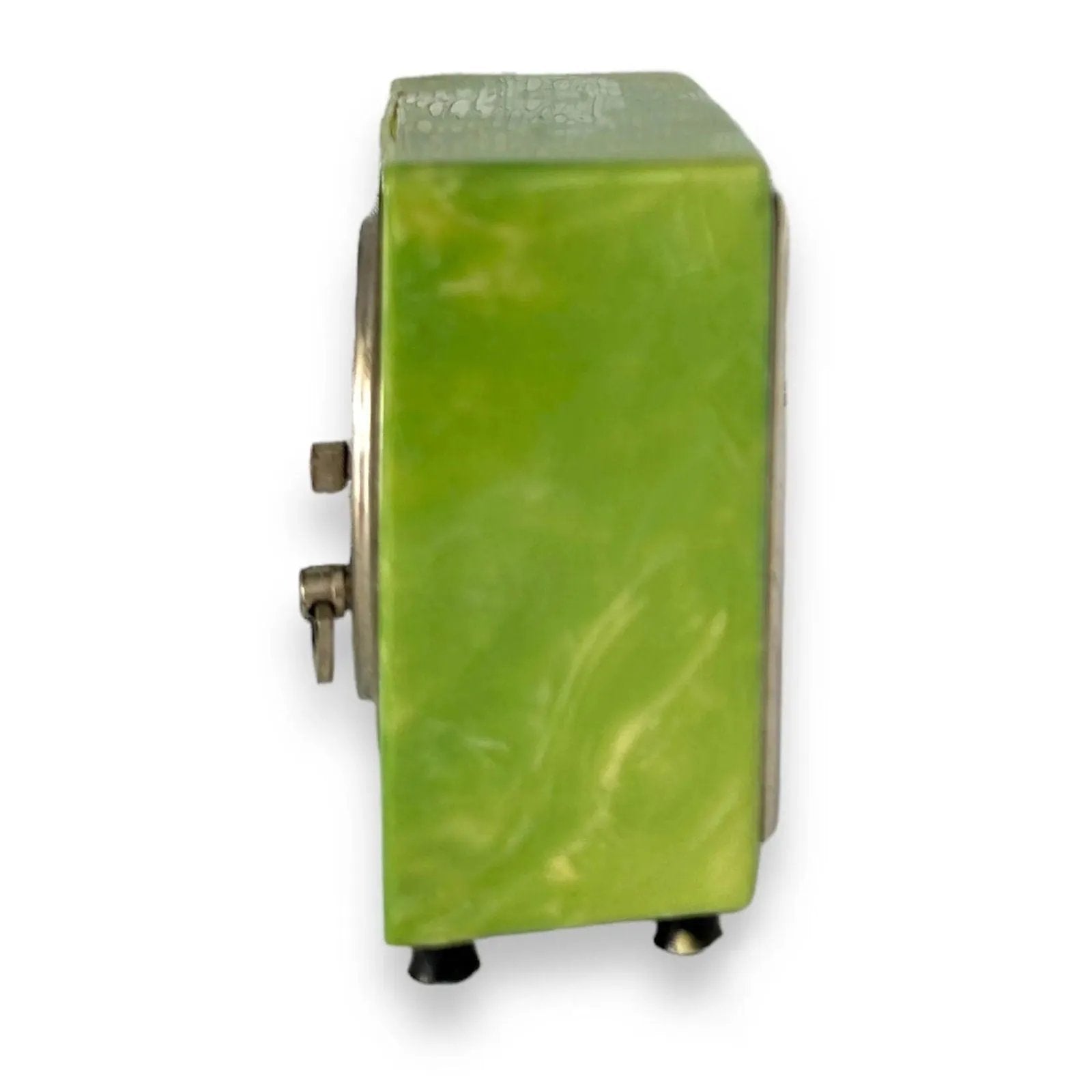 Bring this Vintage Green Clock Home for Nostalgic Beauty and Style!