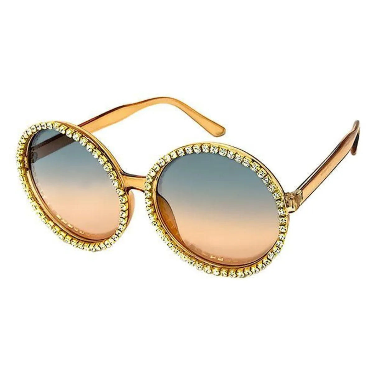 Brown Round Sunglasses for Women - Mega Stylish Must-Haves Jewelry Bubble