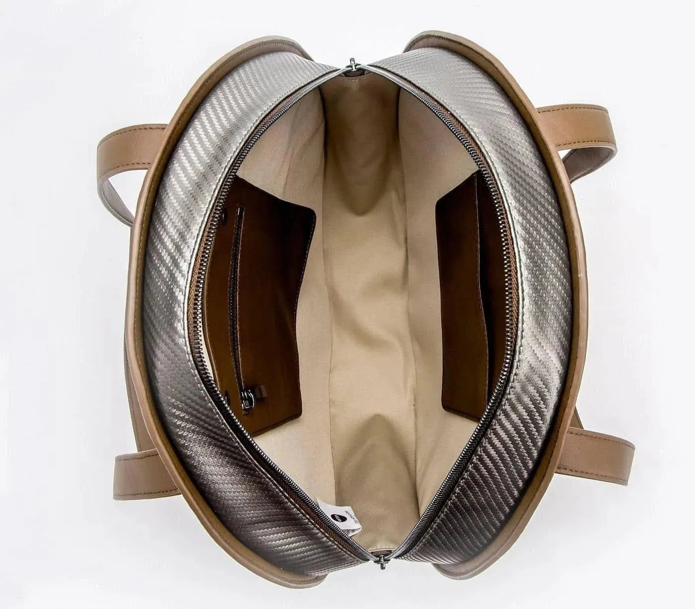 Brown Vegan Tote Bag