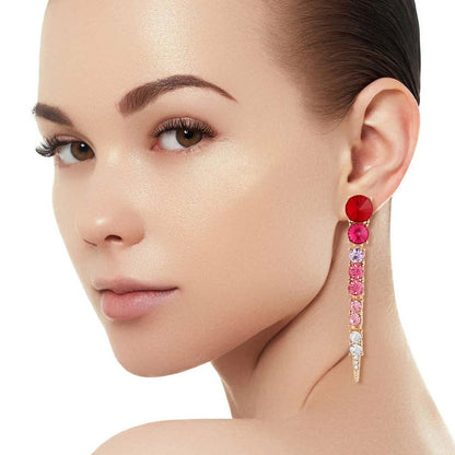 Carmine Drop Earrings: Elevate Your Style Jewelry Bubble