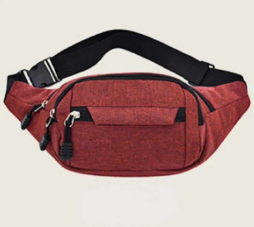 Casual Multifunctional Zipper Belt Bag