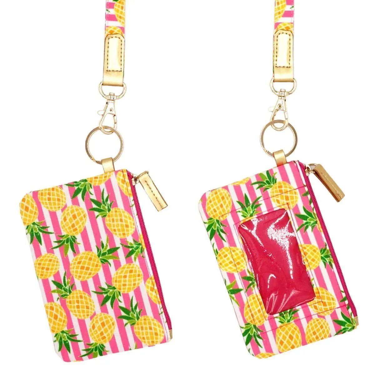 Casual Tropical Fruit Themed ID Wallet - Shop Now!