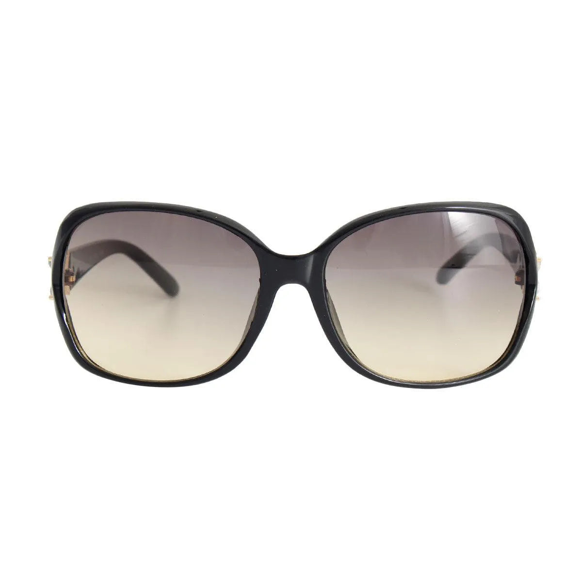 Chic Black Women's Sunglasses: Square Retro-Inspired Design Jewelry Bubble