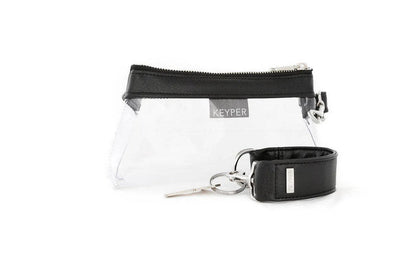 Classic Black Vegan Leather 2-Piece Wristlet Set Jewelry Bubble