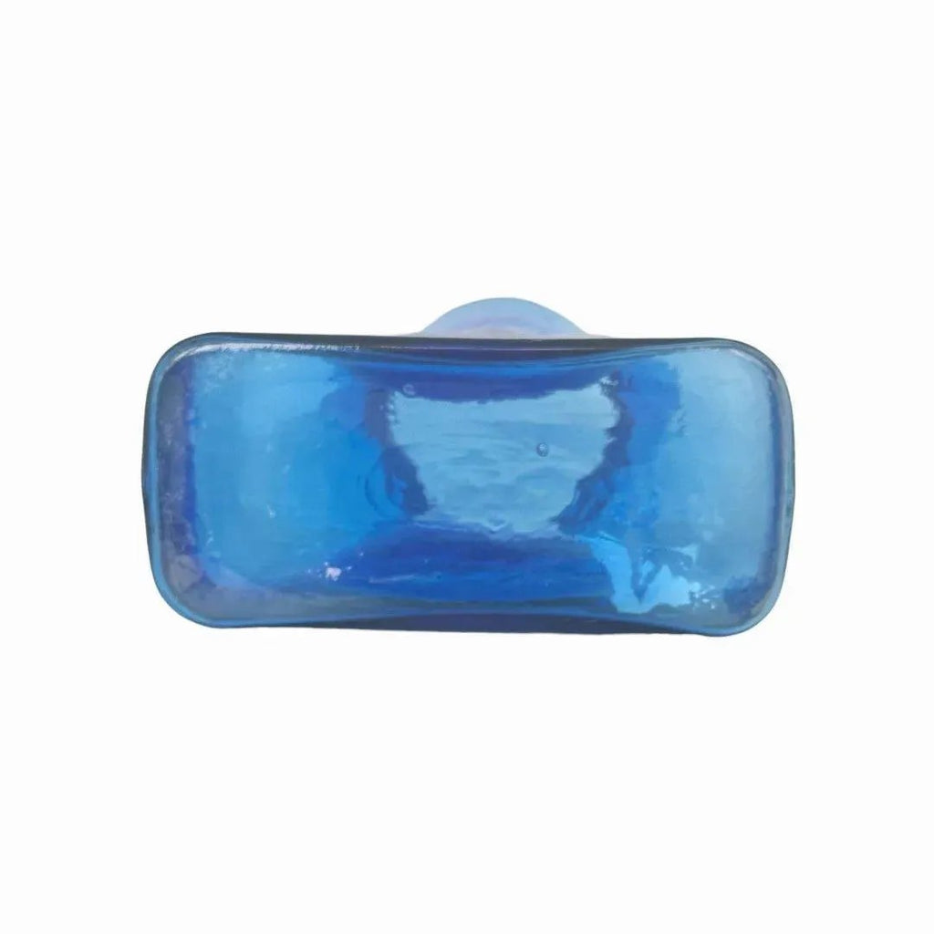 Blue Glass Pitcher Blenko Handmade Food-Safe 36oz