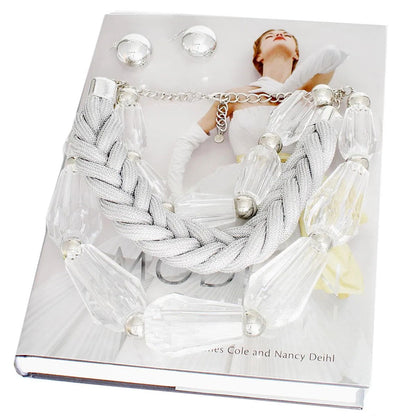 Clear Expression Necklace & Earrings Set: Fashion Statement Jewelry Jewelry Bubble