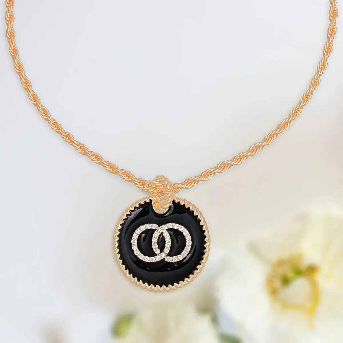 Clear Infinity Gold Necklace: Effortless Elegance - Fashion Jewelry