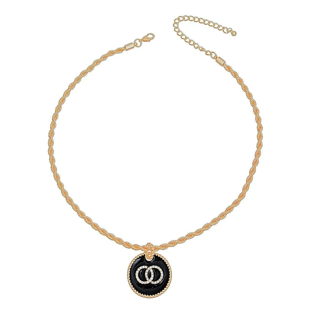 Clear Infinity Gold Necklace: Effortless Elegance - Fashion Jewelry