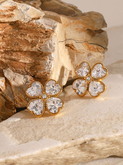 Clover Stud Earrings: Elegant Jewelry for Every Occasion Trendsi