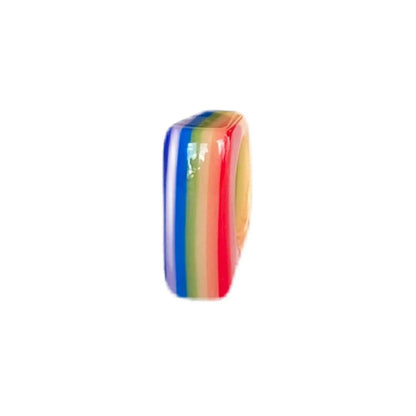 Colorful Laminated Lucite Statement Ring Jewelry Bubble