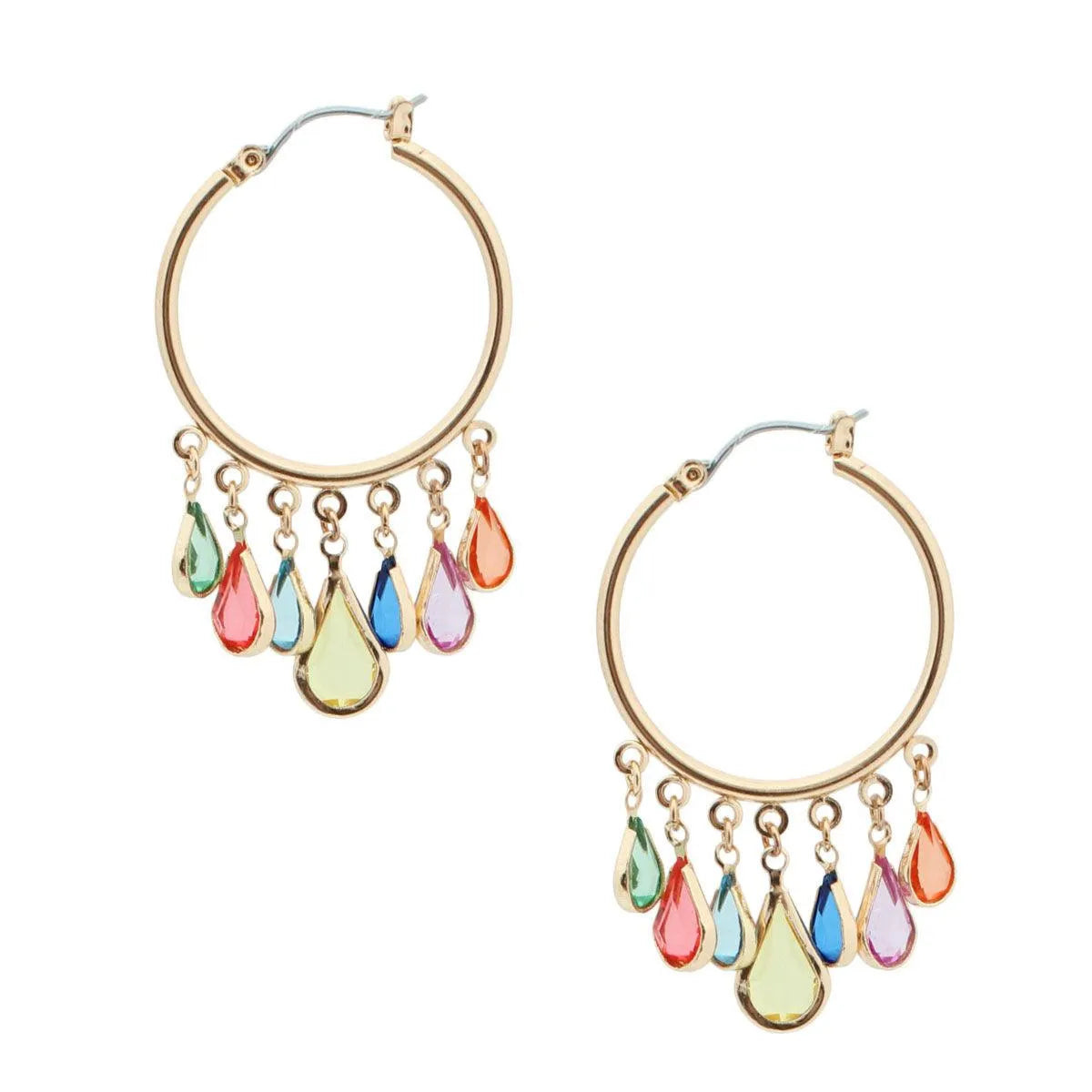 Colorful Teardrop Earrings to Liven Up Your Look Jewelry Bubble