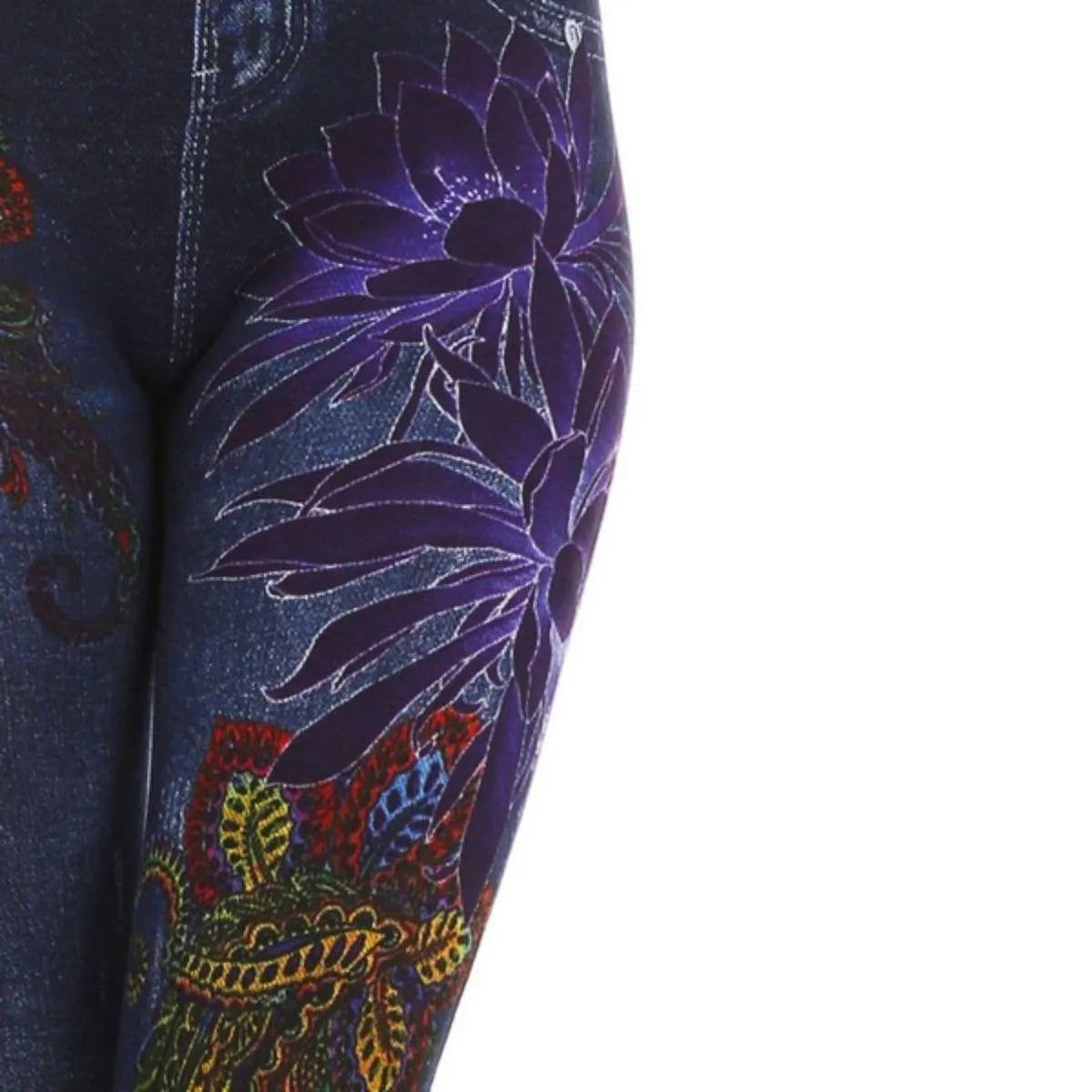 Cozy & Chic: Shop Floral Print Jeggings Today! Jewelry Bubble