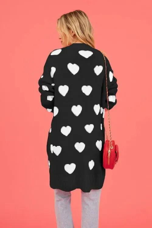 Cozy Open-Front Cardigan: Cute Patterns for Fashionable Women