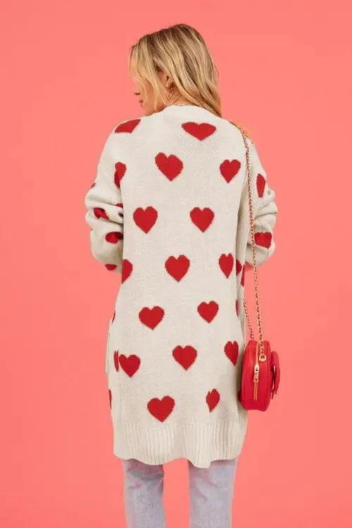 Cozy Open-Front Cardigan: Cute Patterns for Fashionable Women