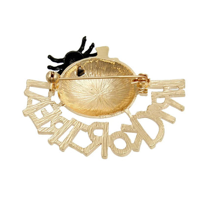 Cute and Spooky Trick or Treat Pumpkin Brooch Pin - A Must-Have for Halloween Jewelry Bubble