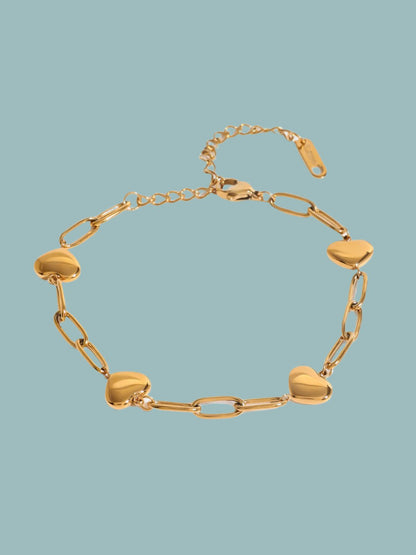 Dainty Charming Heart Bracelet for Women: Elegance Redefined Jewelry Bubble