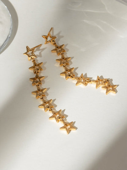 Dazzling Star Cutout Earrings: Elevate Your Style Trendsi