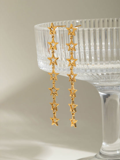 Dazzling Star Cutout Earrings: Elevate Your Style Trendsi