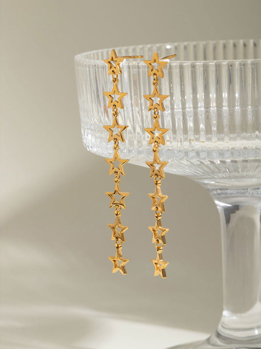 Dazzling Star Cutout Earrings: Elevate Your Style Trendsi