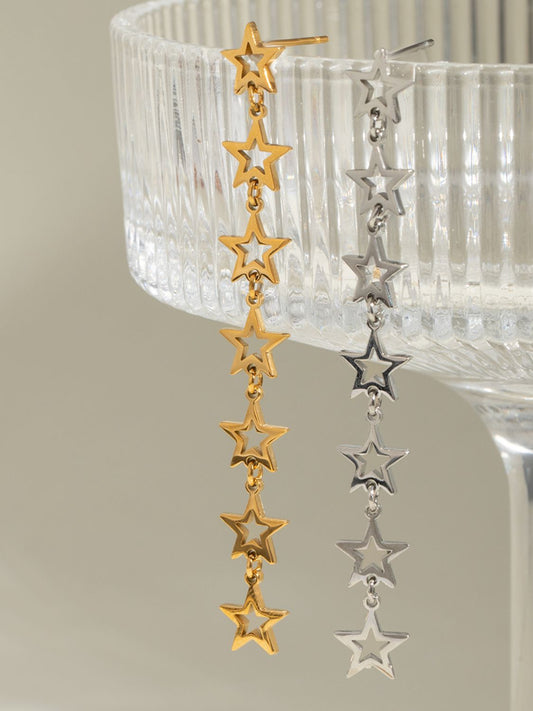 Dazzling Star Cutout Earrings: Elevate Your Style Jewelry Bubble